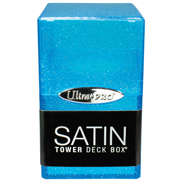 Ultra PRO: Satin Tower - Glitter Blue - for just $0! 