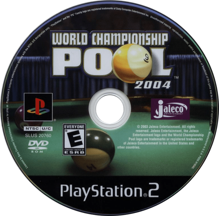 World Championship Pool 2004 – PlayStation 2 (PS2) - for just $5.99! 