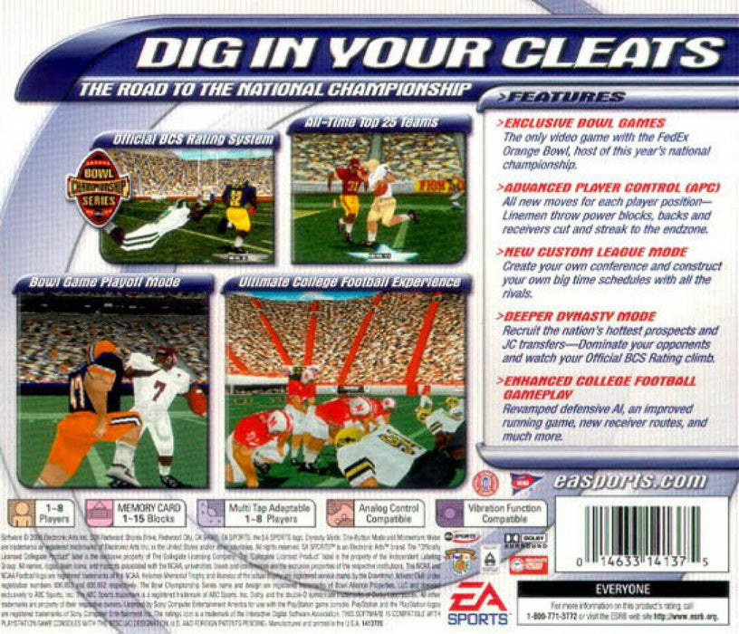 NCAA Football 2001 – PlayStation 1 (PS1) - for just $6.99! 