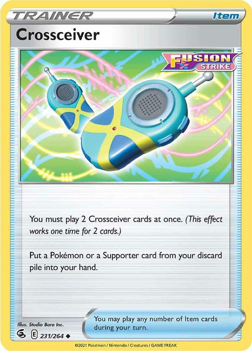 Crossceiver (231/264) [Sword & Shield: Fusion Strike] - for just $0.10! 