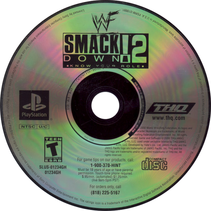 WWF Smackdown [Greatest Hits] – PlayStation 1 (PS1) - for just $10.99! 