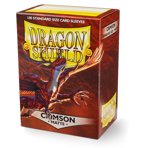 Dragon Shield: Standard 100ct Sleeves - Crimson (Matte) - Just $8.95! Shop now at Retro Gaming of Denver