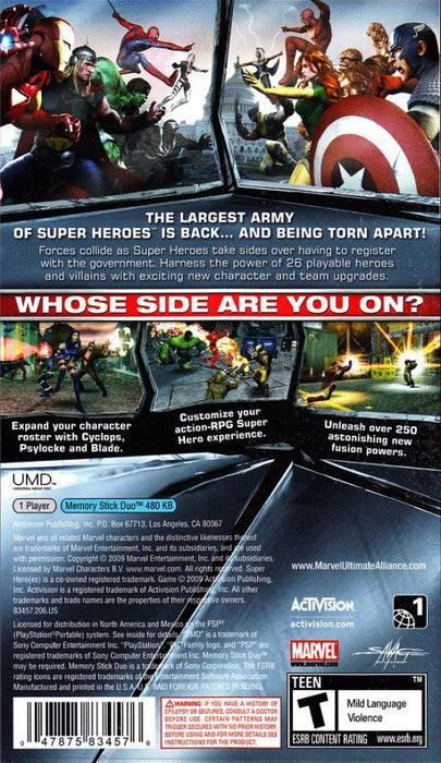 Marvel Ultimate Alliance – PlayStation Portable (PSP) - for just $0! 