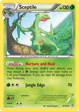 Sceptile 008/160 - XY  Primal Clash - for just $0.89! 
