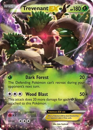 Trevenant EX 019/160 - XY  Primal Clash Holofoil - for just $1.16! 