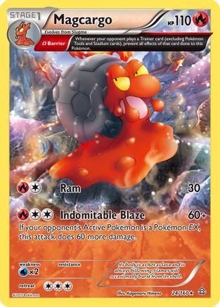 Magcargo (Omega) 024/160 - XY  Primal Clash - for just $0.24! 