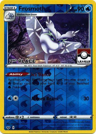 Frosmoth (064/202) (League Promo 2nd Place) [Sword & Shield: Base Set] - for just $1.05! 