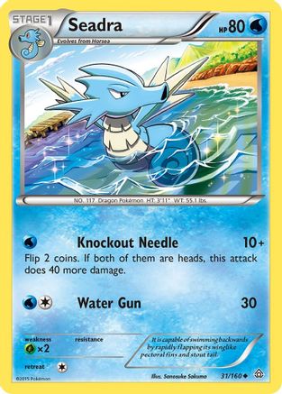 Seadra 031/160 - XY  Primal Clash - for just $0.06! 
