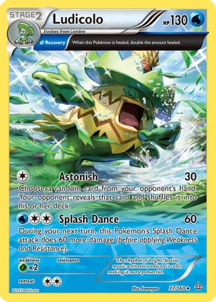 Ludicolo (Alpha) 037/160 - XY  Primal Clash - for just $0.74! 