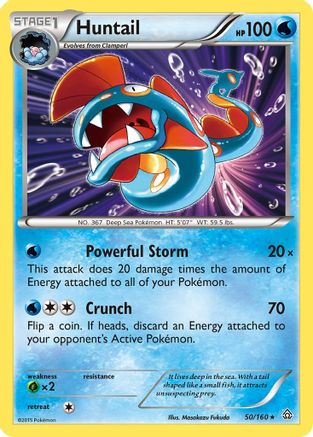 Huntail 050/160 - XY  Primal Clash Holofoil - for just $0.24! 