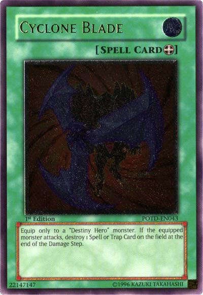 Cyclone Blade [POTD-EN043] Ultimate Rare - for just $0.90! 