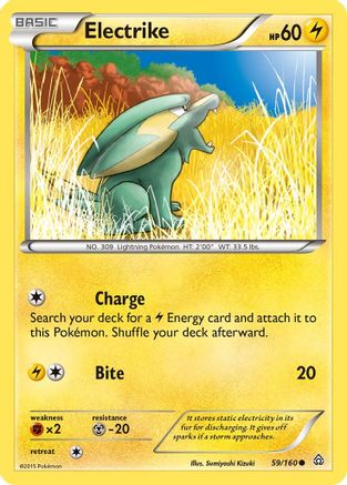 Electrike 059/160 - XY  Primal Clash - for just $0.05! 