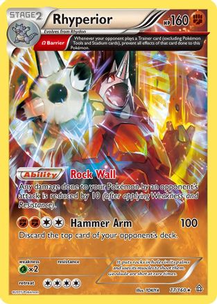 Rhyperior (Omega) 077/160 - XY  Primal Clash Holofoil - for just $1.34! 