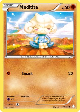 Meditite 079/160 - XY  Primal Clash - for just $0.06! 