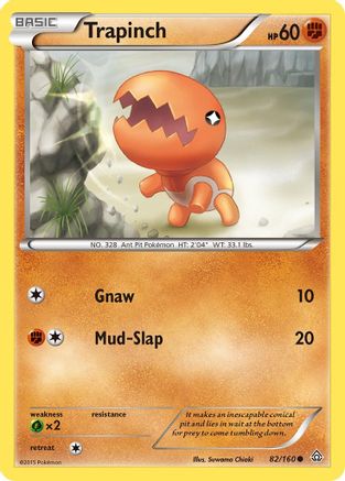 Trapinch 082/160 - XY  Primal Clash - for just $0.05! 