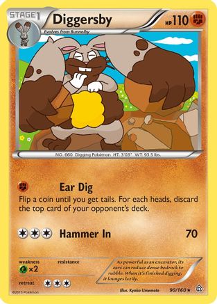 Diggersby 090/160 - XY  Primal Clash - for just $0.10! 