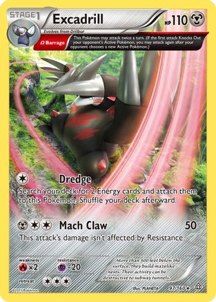 Excadrill (Omega) 097/160 - XY  Primal Clash Holofoil - for just $0.68! 