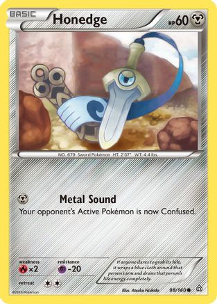 Honedge 098/160 - XY  Primal Clash Reverse Holofoil - for just $0.23! 
