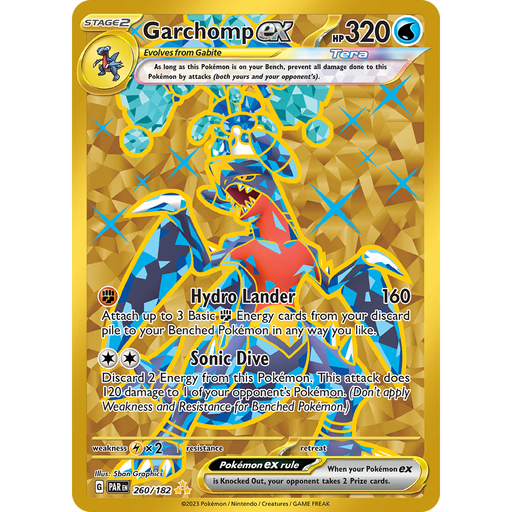 Garchomp ex (260/182) [Scarlet & Violet: Paradox Rift] - Just $6.95! Shop now at Retro Gaming of Denver