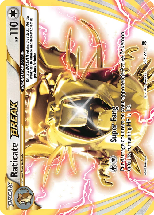 Raticate BREAK (89/122) [XY: BREAKpoint] - for just $1.50! 