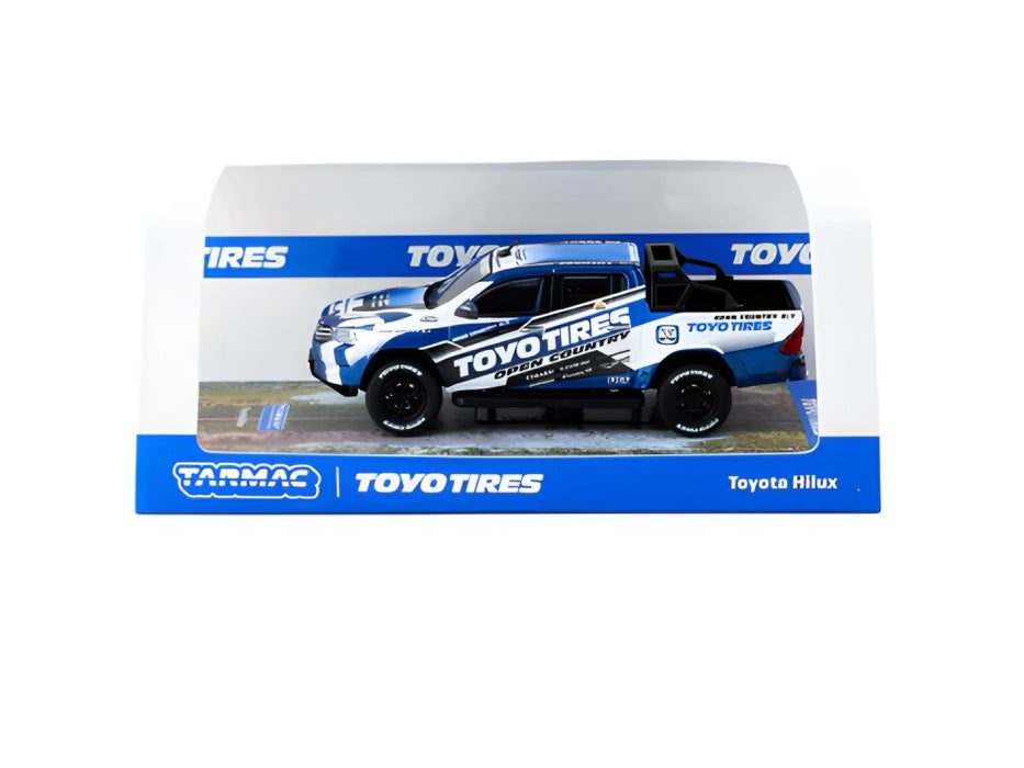 Tarmac Works 1:64 Toyota Hilux Blue/White - for just $22.99! 