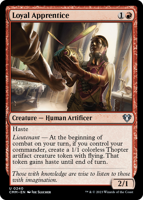 Loyal Apprentice (CMM-240) - Commander Masters - for just $0.10! 