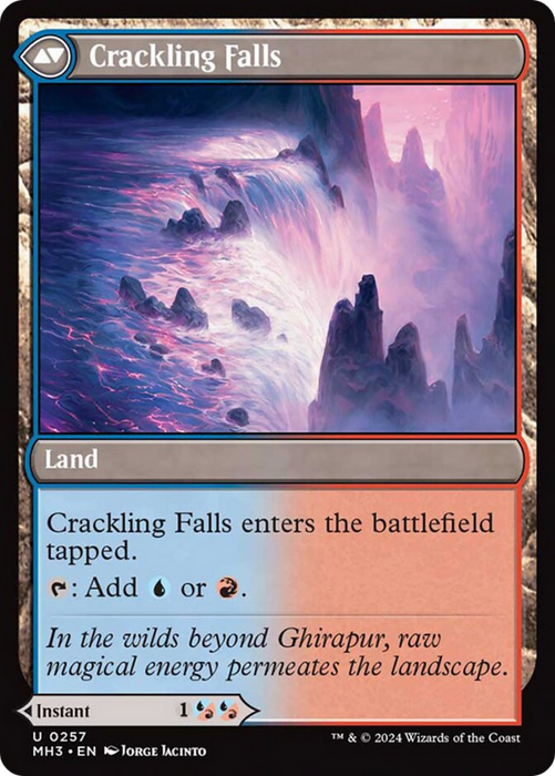 Rush of Inspiration // Crackling Falls [Modern Horizons 3] - Just $0.03! Shop now at Retro Gaming of Denver