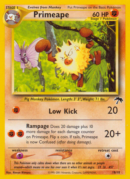 Primeape (18/18) [Southern Islands] - Just $2.40! Shop now at Retro Gaming of Denver