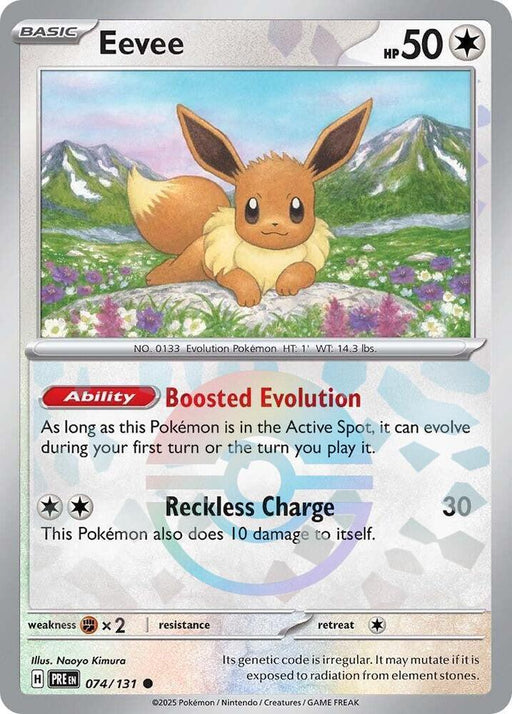 Eevee (074/131) (Poke Ball Pattern) [Scarlet & Violet: Prismatic Evolutions] - for just $0.35! 