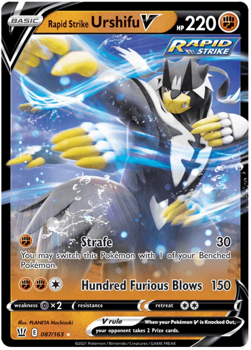 Rapid Strike Urshifu V (087/163) [Sword & Shield: Battle Styles] - for just $0.35! 