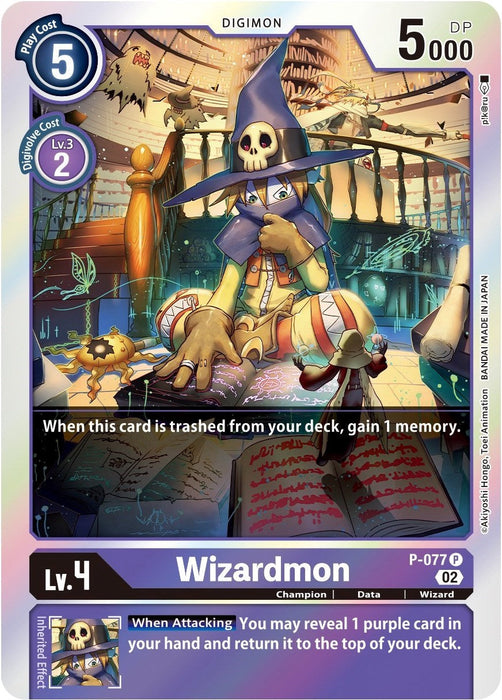 Wizardmon [P-077] (Alternate Art) [Starter Deck: Beelzemon Advanced Deck Set] - Just $0.09! Shop now at Retro Gaming of Denver