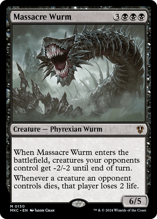 Massacre Wurm (MKC-130) - Murders at Karlov Manor Commander - for just $1.44! 