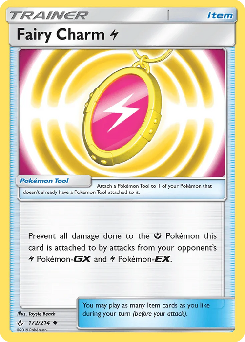 Fairy Charm Lightning (172/214) [Sun & Moon: Unbroken Bonds] - for just $0.10! 