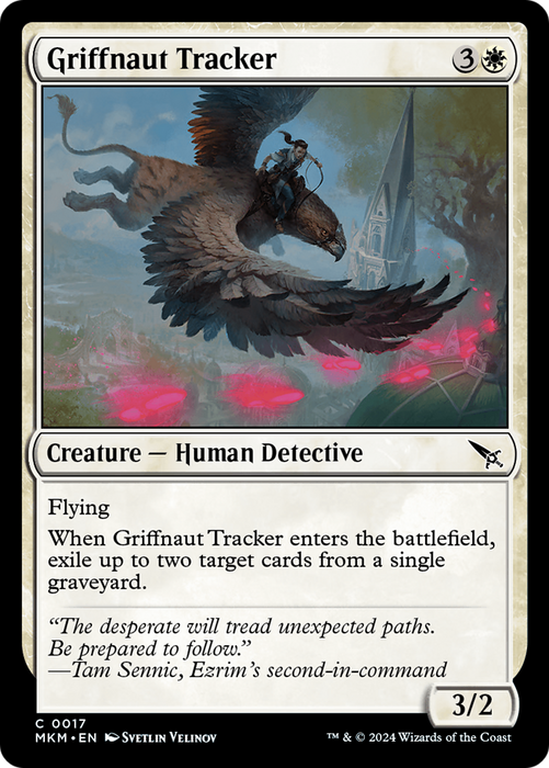 Griffnaut Tracker (MKM-017) - Murders at Karlov Manor - for just $0.01! 