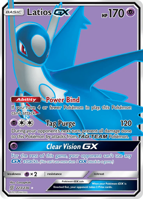 Latios GX (223/236) [Sun & Moon: Unified Minds] - for just $10.40! 