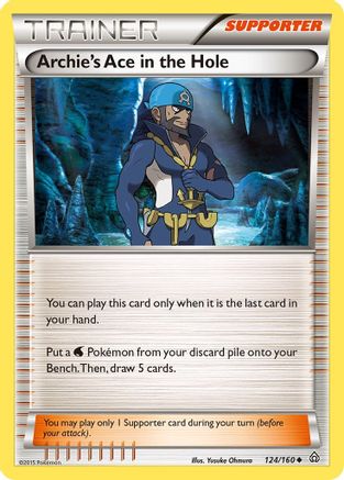 Archie's Ace in the Hole 124/160 - XY  Primal Clash - for just $0.13! 