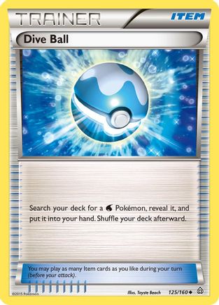 Dive Ball 125/160 - XY  Primal Clash - for just $0.98! 