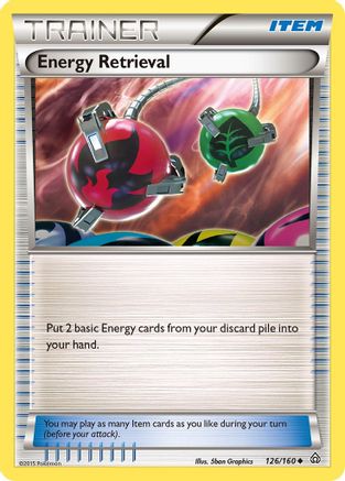 Energy Retrieval 126/160 - XY  Primal Clash Reverse Holofoil - for just $0.28! 