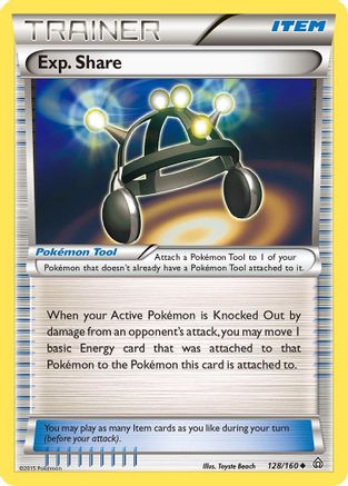 Exp. Share 128/160 - XY  Primal Clash Reverse Holofoil - for just $0.24! 