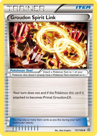 Groudon Spirit Link 131/160 - XY  Primal Clash - for just $0.14! 
