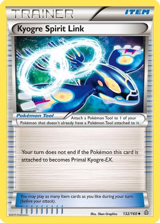 Kyogre Spirit Link 132/160 - XY  Primal Clash - for just $0.16! 