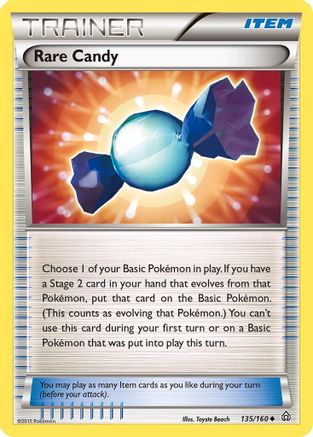 Rare Candy 135/160 - XY  Primal Clash Reverse Holofoil - for just $1.12! 
