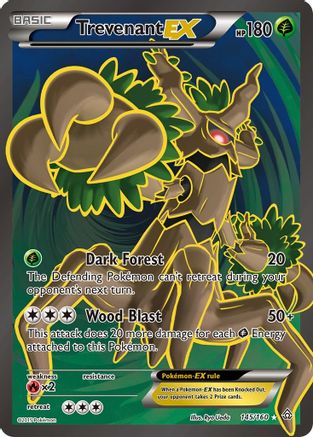 Trevenant EX (Full Art) 145/160 - XY  Primal Clash Holofoil - for just $5.40! 