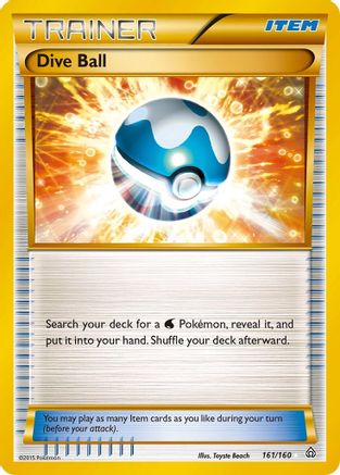 Dive Ball (Secret Rare) 161/160 - XY  Primal Clash Holofoil - for just $7.04! 