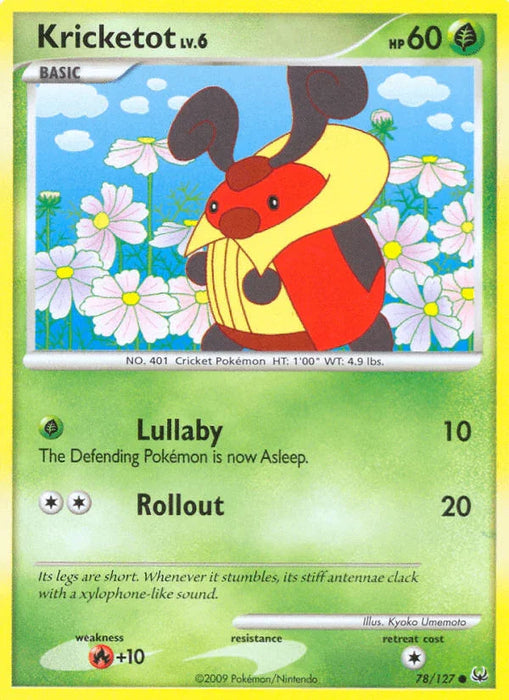 Kricketot (78/127) [Platinum: Base Set] - for just $0.15! 