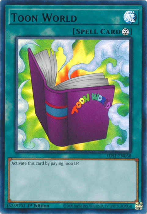 Toon World (Green) [LDS1-EN068] Ultra Rare - for just $0.35! 