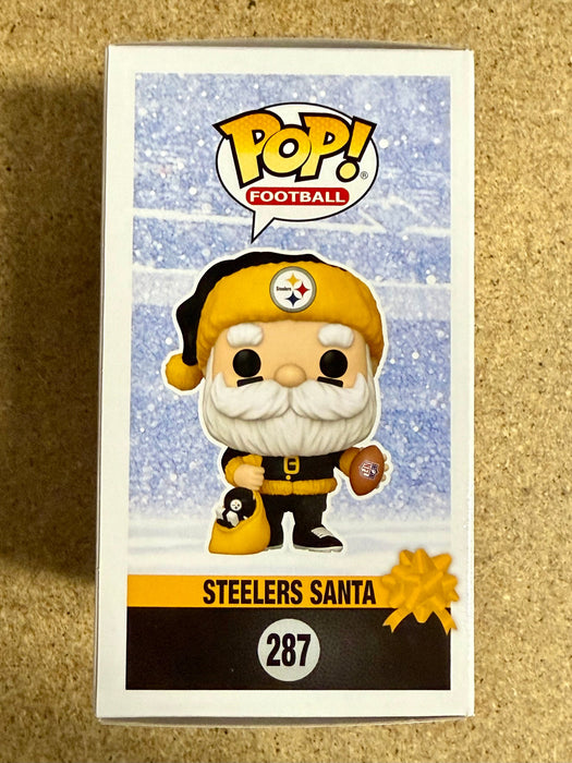 Donnie Iris Signed NFL Pittsburgh Steelers Santa Funko Pop! #287 With JSA COA - for just $110! 