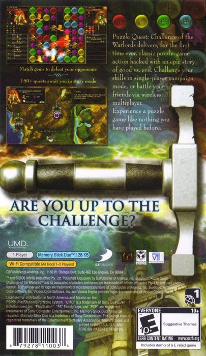 Puzzle Quest: Challenge of the Warlords – PlayStation Portable (PSP) - for just $13.99! 