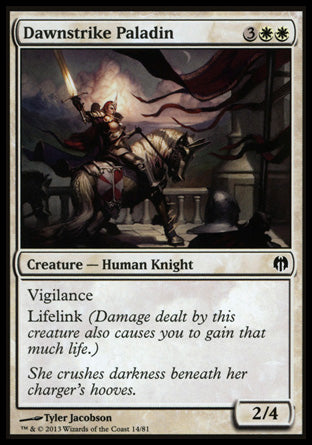 Dawnstrike Paladin (Duel Decks: Heroes vs Monsters) Near Mint - for just $0.13! 