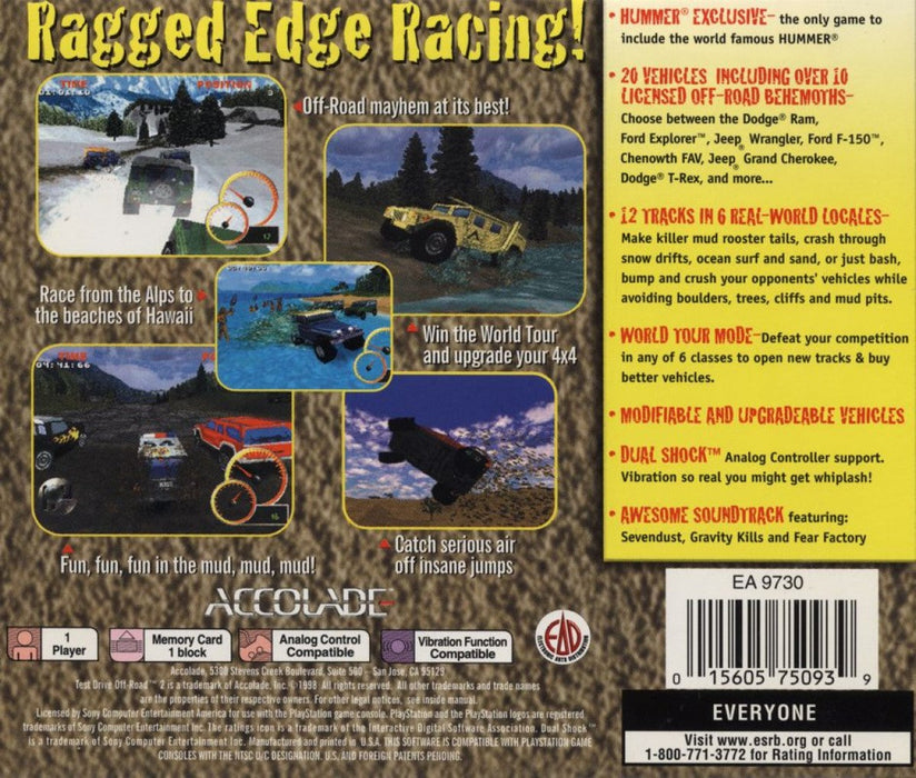 Test Drive Off Road 2 – PlayStation 1 (PS1) - for just $7.99! 